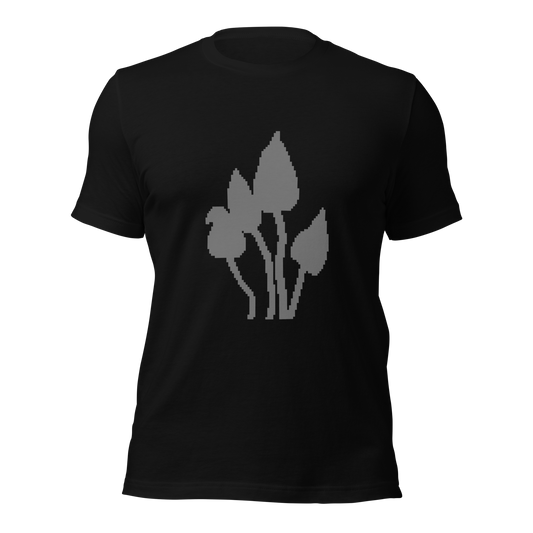 Pixel art gray tee