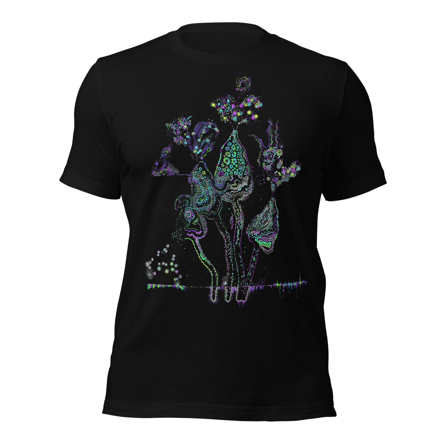 Colour splash turquoise shirt
