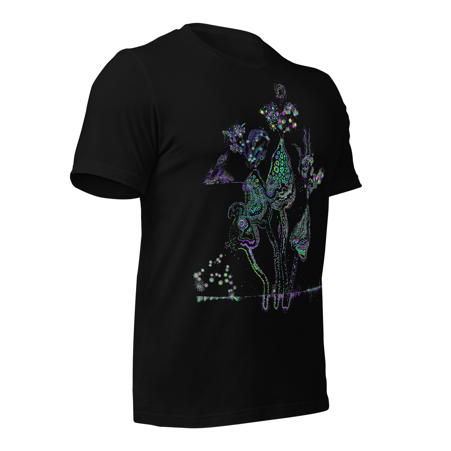 Colour splash turquoise shirt